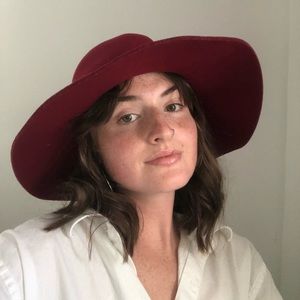 Reddish/Pink Floppy Hat